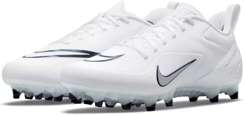 Nike Alpha Huarache 8 Pro CW4439-110 White/Pure Platinum/Wolf Grey Men's Lacrosse Cleats in Saudi Arabia