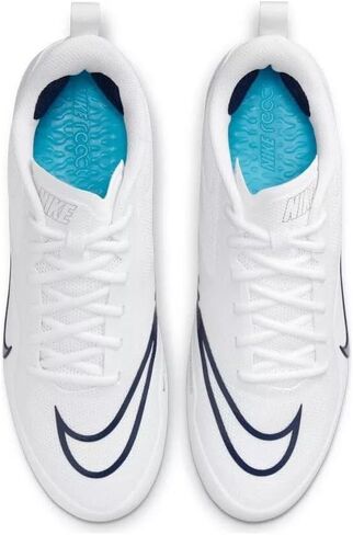 Nike Alpha Huarache 8 Pro CW4439-110 White/Pure Platinum/Wolf Grey Men's Lacrosse Cleats in Saudi Arabia