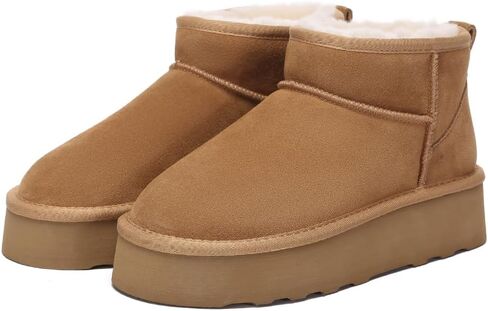 Women Heron Ultra Mini Platform Boots, US in Saudi Arabia