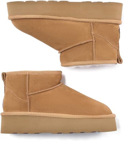 Women Heron Ultra Mini Platform Boots, US in Saudi Arabia