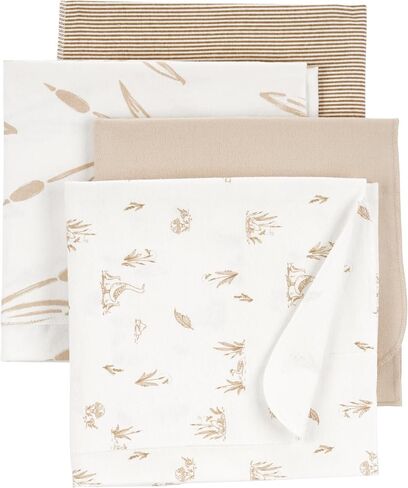Carter's Baby Unisex Receiving Blankets 4-Pack in Saudi Arabia