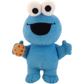SoapSox Kids Exfoliating Bath Scrub (Cookie Monster Sesame Street) - Soft Animal Toy Wash Cloth Sponge with Soap Pocket Insert - Fun Loofah Characters for Babies, Kids and Children