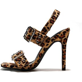 Cape Robbin Winonah High Stilettos Strap Ankle Buckle Sandals for Women Wedding Heels for Women Sexy, Bride Shoes for Wedding, Clear Strap Heels for Women