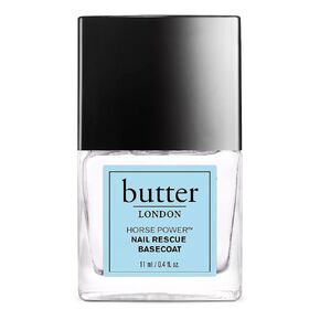 butter LONDON Horse Power Nail Rescue Basecoat, Helps Restore & Rescue Damaged Nails, Helps Promote Nail Growth & Prevent Staining, Cruelty & Gluten Free