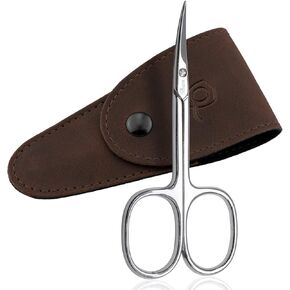 Solingen Scissors - Multi-Purpose Manicure Scissors Germany - Curved Blade, Nail Scissors Germany - Pedicure Beauty Grooming Kit for Nail, Eyebrow, Eyelash, Dry Skin - Nail sicssors