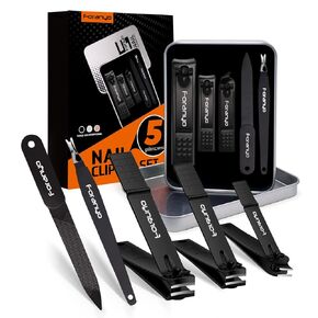 Nail Clippers,3 Piece Toenail Clippers Fingernail Clipper Nail Clippers for Men Women Adult, Nail Cutter Nail Clippers Set for Thick Toenails & Nails