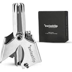 Swissklip Nose Hair Trimmer for Men I Manual Nose Hair Trimmer for Women I Stainless Steel Nose Hair Remover for Men & Women I Easy to Use Ear Hair Trimmer I Keep Your Nose Neat and Clean!