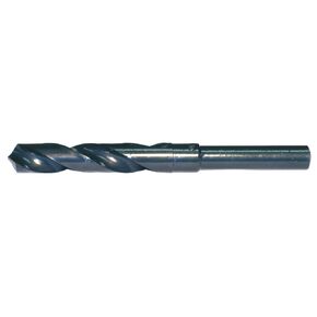 Cle-Line C20760 Silver and Deming Reduced Shank Drill, High Speed Steel, Steam Oxide Finish, Reduced Shank, 118-Degree Radial Point, 1 3/16" Drill Diameter