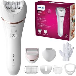 Philips Epilator Series 8000, with 3 Accessories, BRE700/04 in Kuwait