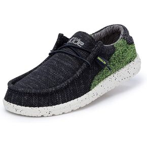 Hey Dude Men's Wally Stretch Limestone Size 6 | Men’s Shoes | Men's Lace Up Loafers