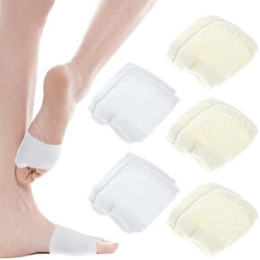Womens Open Toe Half Socks, 5 Pairs Cotton Peep Toe Mule Sandal Sock Non-Slip Toe Covers Socks Heeless Forefoot Topper Socks for Sandal Mule Flip Flop Clogs Slipper(3 Beige+2 White)