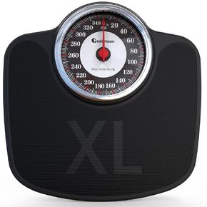 Adamson A27 Medical-Grade Scales for Body Weight - Up to 350 lb, Anti-Skid Surface, Extra Large Numbers - Professional High Precision Bathroom Scale Analog - Durable with 20-Year Warranty - New 2023