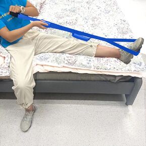 Homymusy Leg Lifter Strap, 40 inches with Durable SS304 Foot Loop-Mobility Aid for Disables and Elderly,Durable Tool for Hip&Knee Surgery Recovery