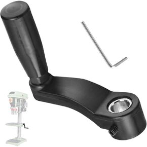 Drill Press Table Elevation Crank Handle P/N 1344258 for Delta drill Press Table, having a 14.5 mm (9/16") diameter elevating shaft and 6" swing