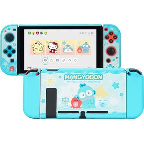 Protective Shell for Nintendo Switch,Kawaii Cartoon Dockable Case for Regular Switch,Anti-Scratch and Shock-Absorption Design Cover Skin - Fish