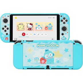 Protective Shell for Switch OLED,Slim Cover Case Compatible with Nintendo Switch OLED,Anti-Scratch and Shock-Absorption Design Joy Con Cover Skins - Fish