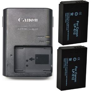 LP-E12 LC-E12 LC-E12E Battery Charger for Canon EOS M M2 M10 M50 M50 Mark II M100 M200 SX70 HS EOS Rebel SL1(EOS 100D) Kiss M M2 X7 PowerShot SX70 HS Camera Charger