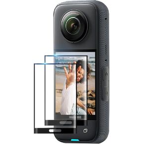 FitStill LCD Film Screen Protector Compatible with Insta360 X4(2Pack),0.28mm Tempered Glass Screen Cover for Insta 360X4 Camera Accessories,Ultra HD,9H Hardness,Scratch Resistant