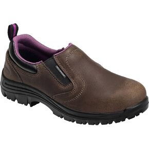 FSI FOOTWEAR SPECIALTIES INTERNATIONAL Women's 7165 Foreman Composite Toe Waterproof EH Slip Resistant Slip-On Work Shoes