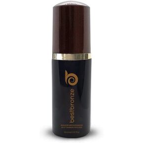 Best Bronze Tinted Self Tanner Mousse, 5.07 fl oz - Fragrance-Free - Natural, Vegan Tanning Foam with Vitamin E, Polyglutamic Acid for All Skin Tones and Types - Easy-to-Use Bronzing Mousse