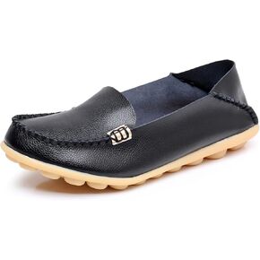 VenusCelia Women's Natural 2 Comfort Walking Flat Loafer