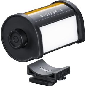 TTArtisan Mini MagneticLED Light for Camera Lens Fill Light Rechargeable 5W CRI 95+ 3 Color Temperatures Compatible with Nikon Zfc/ZV-1 II/ ZV1 /Cano R50/ Fuj XS10 XS20 XT30 with Cold Shoe Mount