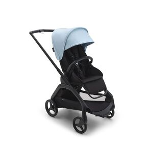 Bugaboo Dragonfly City Stroller, Lightweight Compact Baby Stroller with One Hand Easy Fold in Any Position, Full Suspension, XL Underseat Basket, Black Chassis and Midnight Black Sun Canopy