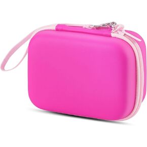 MoKo Kids Camera Case Compatible with Seckton/Goopow/CIMELR/Ourlife/OZMI/GKTZ/Dylanto/PROGRACE/Rindol/Dwfit/hyleton Digital& Video Camera,PU Hard Carrying Bag with Inner Pocket
