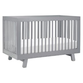 Babyletto Hudson 3-in-1 Convertible Crib with Toddler Bed Conversion Kit in Cove Blue, Greenguard Gold Certified