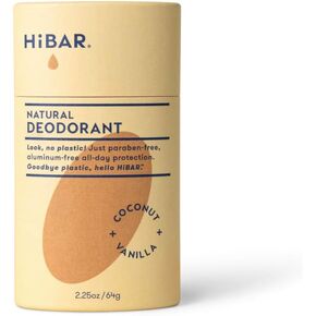 HiBAR Bergamot & Cedar 3-Pack - Aluminum Free Deodorant with Baking Soda, All Day Protection, Effective Odor Control, All Natural Ingredients