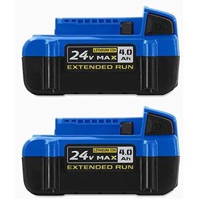 FVLFIL Kobalt 24-Volt Max 2-Pack 4 Amp-Hour; 4 Amp-Hour Lithium Power Tool Battery