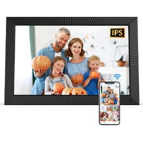 19" Digital Picture Frame Large-Digital-Photo-Frame - Dual-WiFi Smart Digital Frame, 32GB, Wall Mountable, Motion Sensor, Full Function, Send Photos Videos Via App or Email, Unlimited Cloud Storage