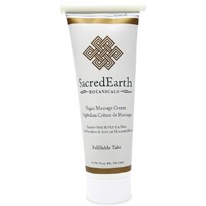 Sacred Earth Botanicals Unscented Vegan Massage Cream - 2 Pack - 8oz Tubes