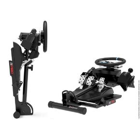 Extreme Sim Racing Wheel Stand Cockpit SPRO - Black Edition Racing Simulator For Logitech G25, G27, G29, G920, Thrustmaster And Fanatec - Extremely Compact (White)