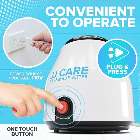 JJ CARE Nail Tool Sterilizer with 70g Glass Beads, High-Temperature Sterilizer for Nail Tools, Sterilizer for Esthetician, Cleaning Pot Sanitizer for Nail Tools, Nail Sterilizer Machine for Salon in Saudi Arabia