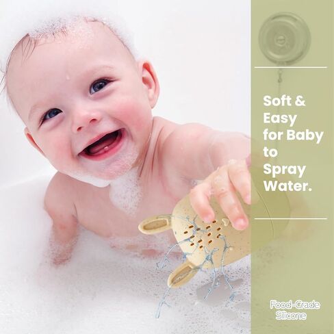 Mold Free Baby Bath Toys for Kids, 6 Pcs Cute Animal Bathtub Toys , Shower Toys Bath Toys for Toddlers Boys Girls… in Saudi Arabia