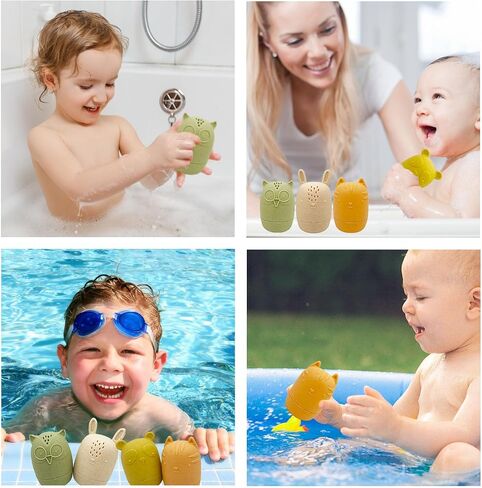 Mold Free Baby Bath Toys for Kids, 6 Pcs Cute Animal Bathtub Toys , Shower Toys Bath Toys for Toddlers Boys Girls… in Saudi Arabia