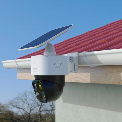 Gutter Mount for eufy Solocam S340, No Drill Outdoor Mount for eufy S340 Solar Camera (2 Pack, White) in Saudi Arabia