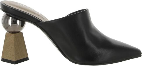 حذاء Alfani نسائي من الجلد Junnee بمقدمة مدببة أسود 8.5 متوسط ​​(B، M) in Kuwait