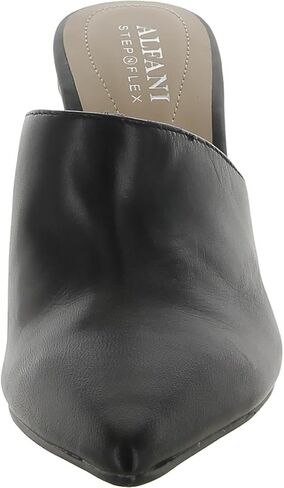 حذاء Alfani نسائي من الجلد Junnee بمقدمة مدببة أسود 8.5 متوسط ​​(B، M) in Kuwait