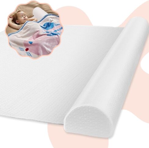 omzer Toddler Bed Rail Bumper - Bed Rail Guard Premium Foam Bed Bumpers for Toddlers with Secure Fit and Easy Cleaning Ideal for Travel and Home Use in Kuwait