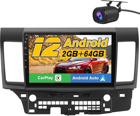 Car Radio Stereo for Mitsubishi Lancer 2008-2017 Android 12 Head Unit with CarPlay Android Auto in Saudi Arabia