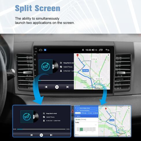 Car Radio Stereo for Mitsubishi Lancer 2008-2017 Android 12 Head Unit with CarPlay Android Auto in Saudi Arabia