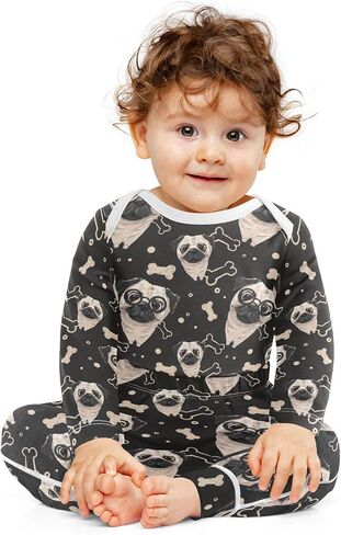 vvfelixl Baby Bodysuits Pants Sets Guitar Headphones Long Sleeve Baby Clothes For Boys Girls 0-24M Black in Kuwait