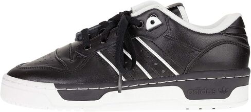 حذاء Adidas Little Kid Rivalry Low أسود/أبيض للتمرين المتقاطع/أحذية رياضية-IG1081-مقاس 6 in Saudi Arabia