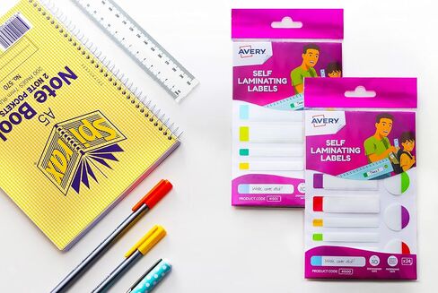 Avery(R) Durable Labels for Kids' Gear, 3/4" x 1-3/4", Assorted Border Colors, Water-Resistant Labels, 60 Rectangle Labels Total (41441) in Saudi Arabia