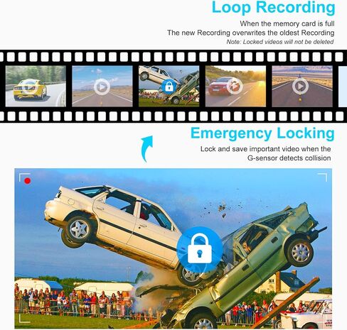 12" 3 Channel 4K Mirror Dash Cam and 1080P Inside/Rear Camera, Udatuhao WiFi Rear View Mirror Camera for Cars, IPS TOU in Saudi Arabia