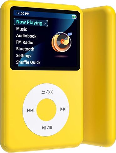128G Mp3 Player with Bluetooth, 2.4" Portable Mini HiFi Sound Bluetooth Walkman Best Choice for 2024 (Flame) in Saudi Arabia