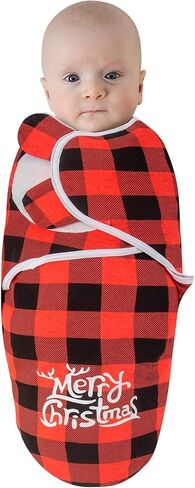 Christmas Day Swaddle Blankets Baby Boy Girl, 1 Packs Adjustable Sleep Wrap for Unisex Infant, Soft Cotton Swaddling Sack, 3-6 Months in Saudi Arabia