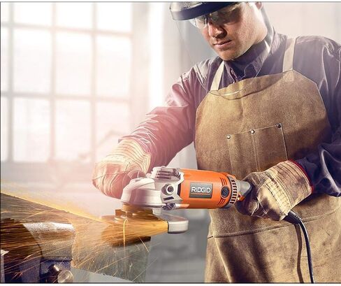 RIDGID 15 Amp Corded 7 in. Twist Handle Angle Grinder-R10202 (Renewed) in Saudi Arabia